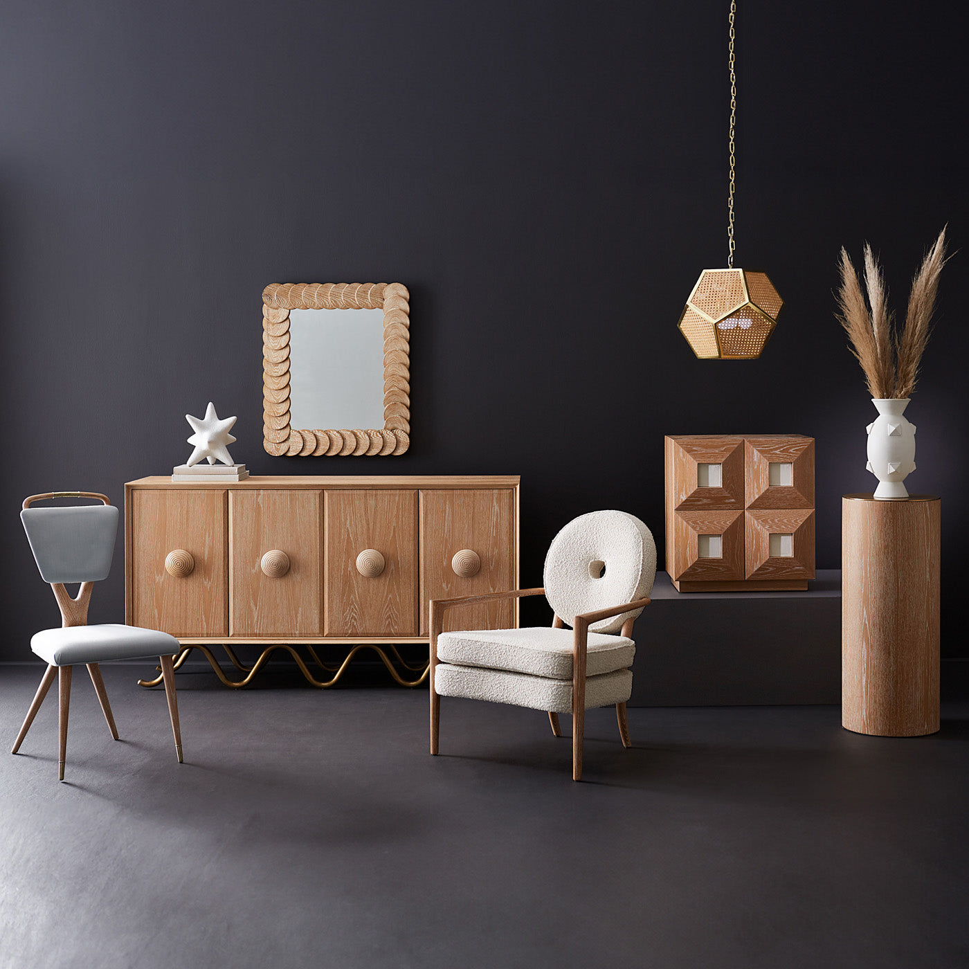 Torino X-Back Dining Chair - side view