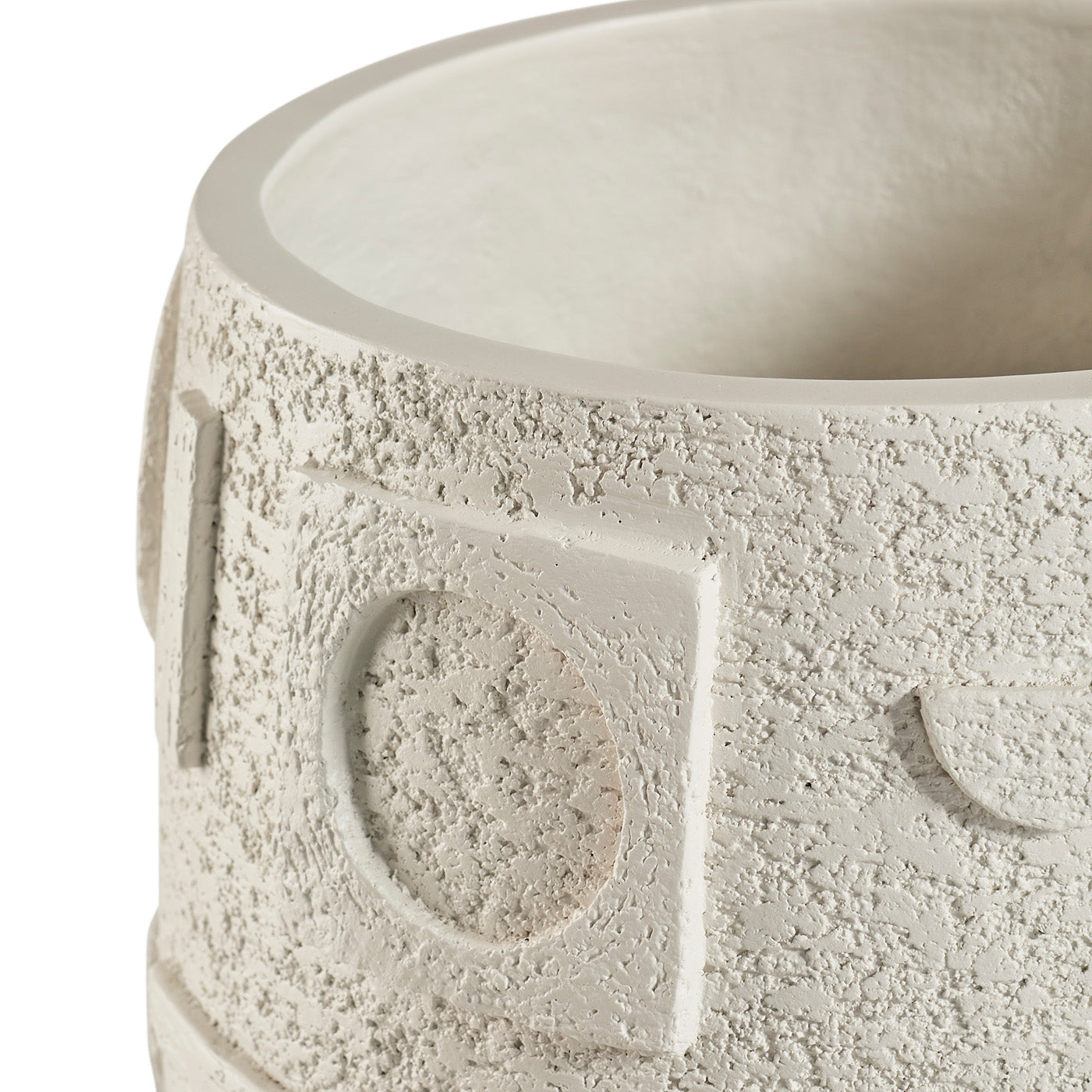 Osaka Puzzle Concrete Planter - details view