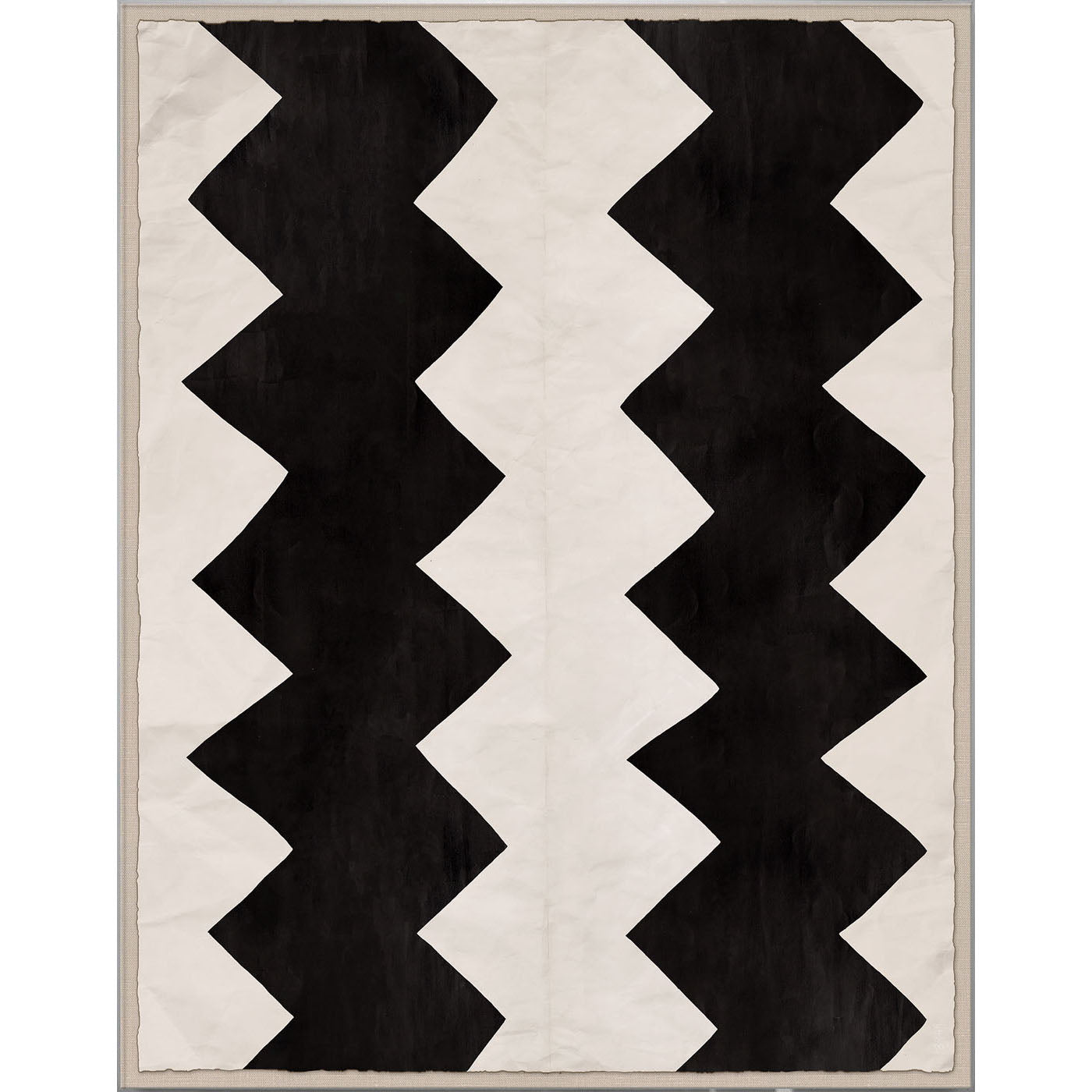 Paule Marrot Black and White Abstract 5 - styled view