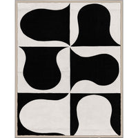 Paule Marrot, Black and White Abstract Series 2 - styled view