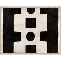 Paule Marrot Black and White Abstract - styled view