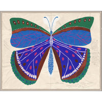 Paule Marrot Blue Butterfly - styled view