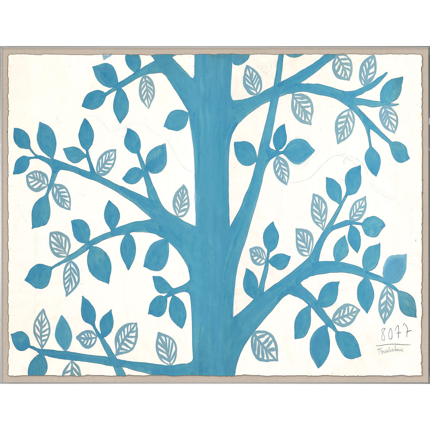 Paule Marrot Blue Tree - styled view