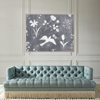 Paule Marrot Flower Garden Gris with sofa