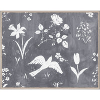 Paule Marrot Flower Garden Gris - front view
