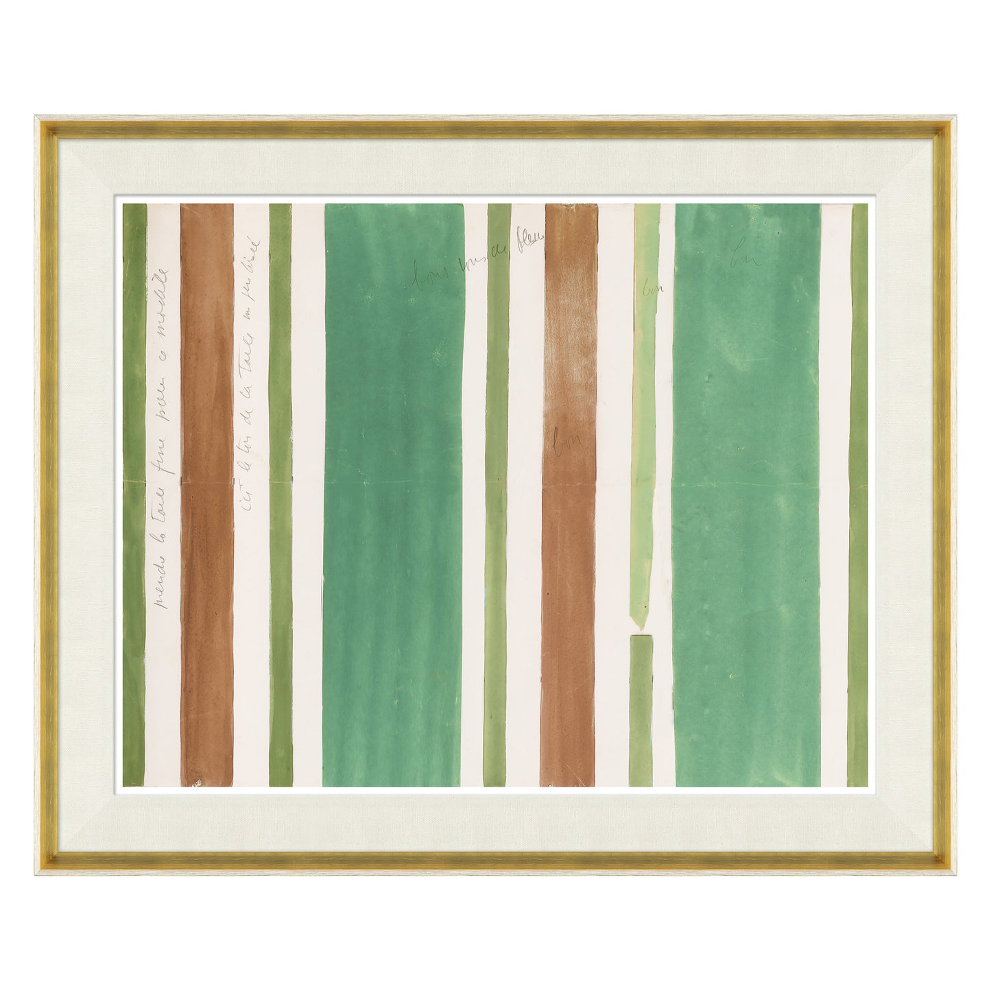 Paule Marrot  - Green Brown Stripes