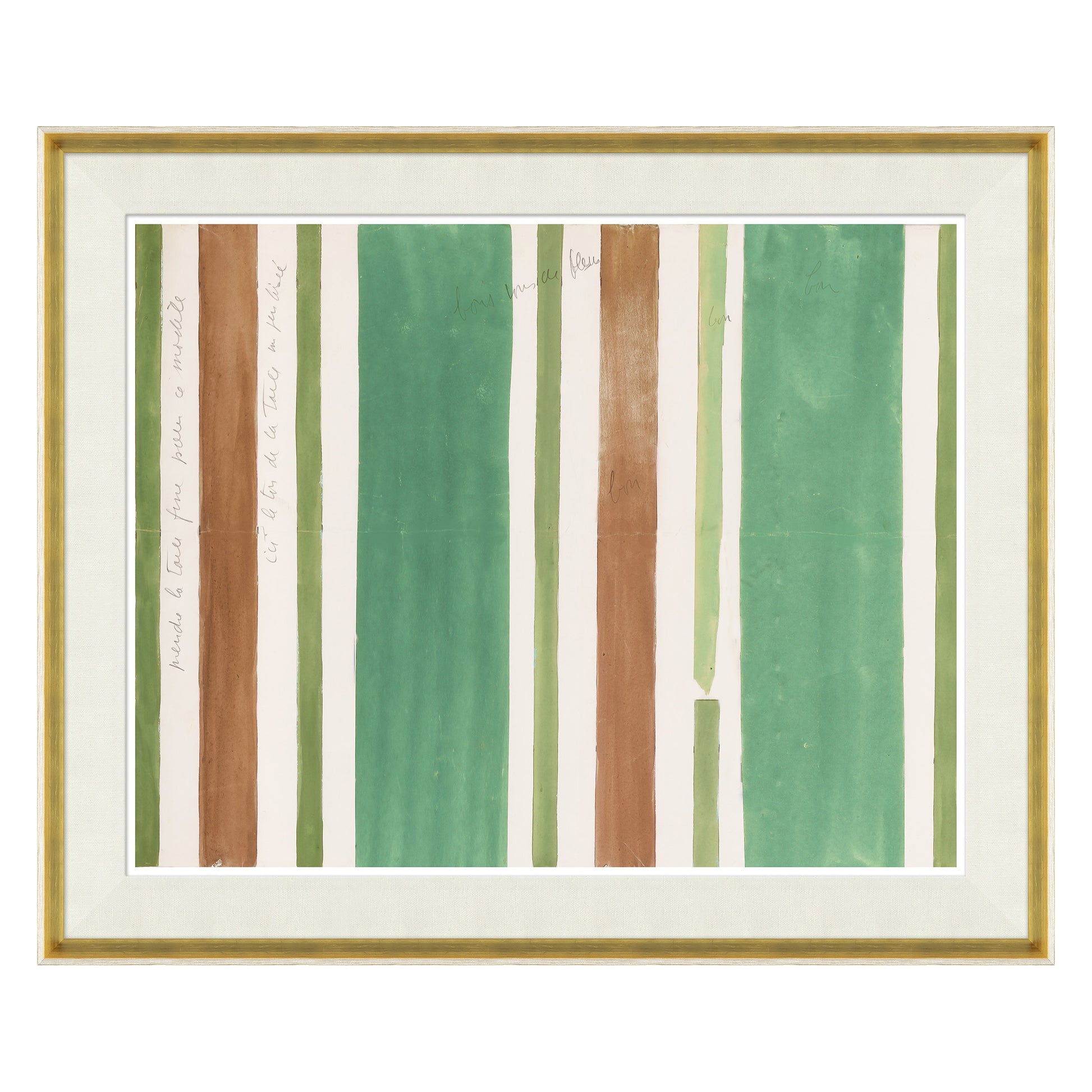 Paule Marrot  - Green Brown Stripes