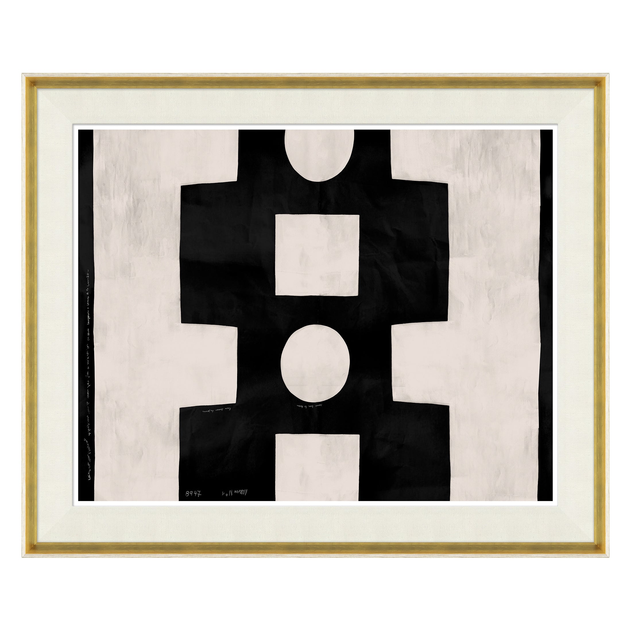 Paule Marrot, White and Black Abstract (Var. 1) Print | Jonathan Adler