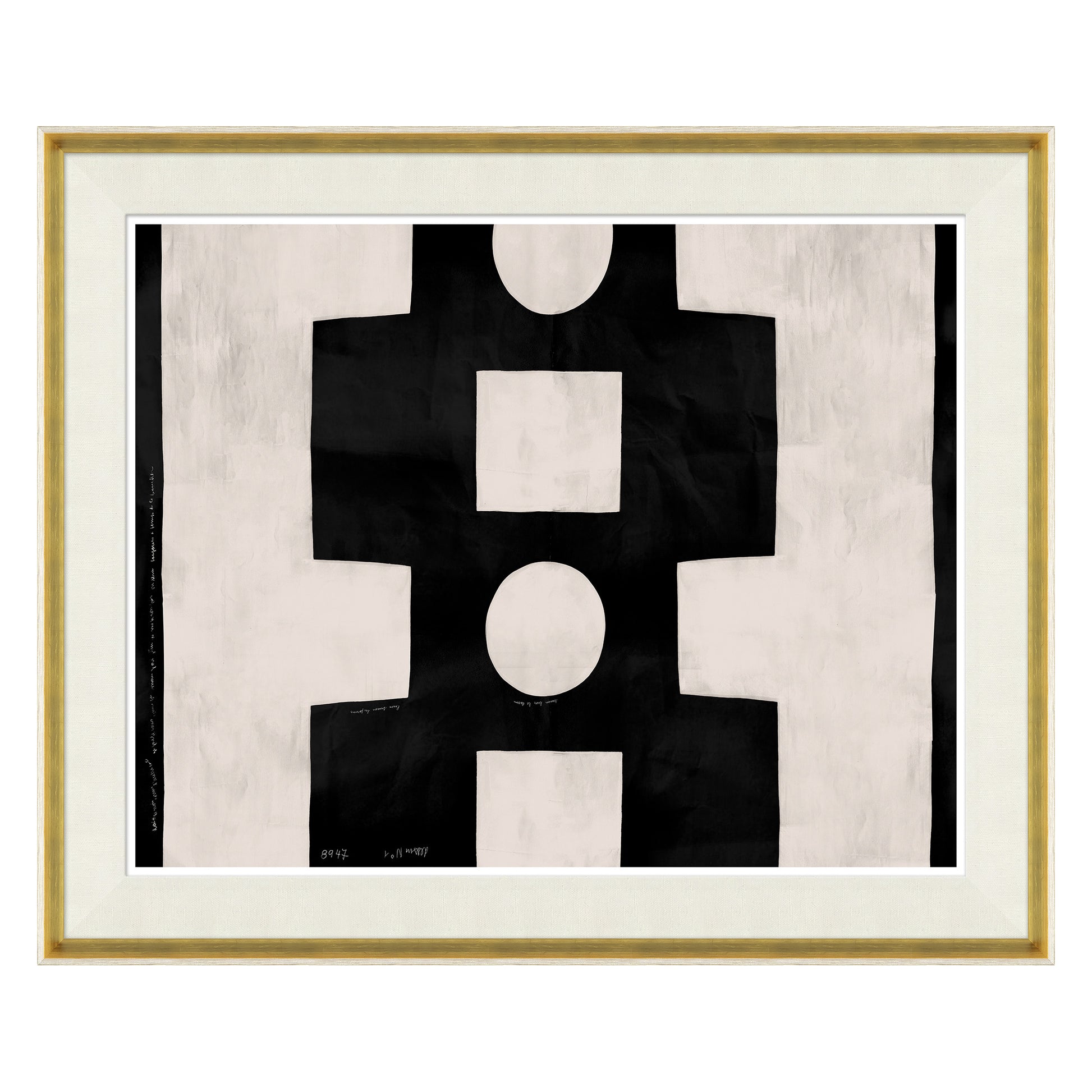 Paule Marrot  - White and Black Abstract