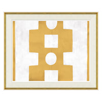 Paule Marrot  - Yellow and White Abstract