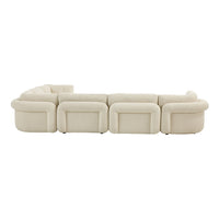 Pompidou Modular Sectional 6PC - back angle view