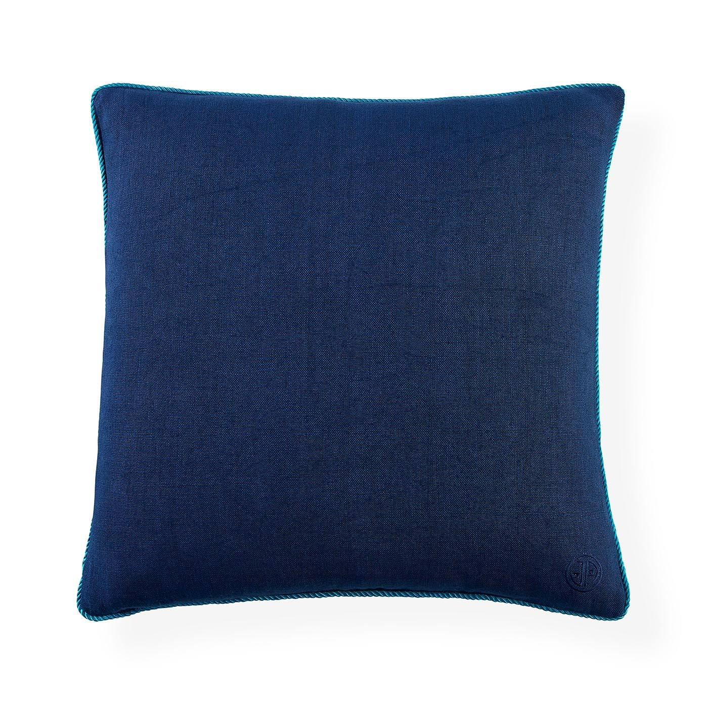 Pompidou Blue Border Pillow