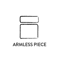 Pompidou Modular Sectional 3 Armless Piece - Illustration Option 1