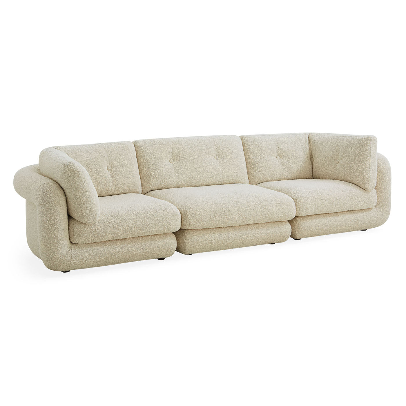 Pompidou Modular Sectional 3 Piece Side View