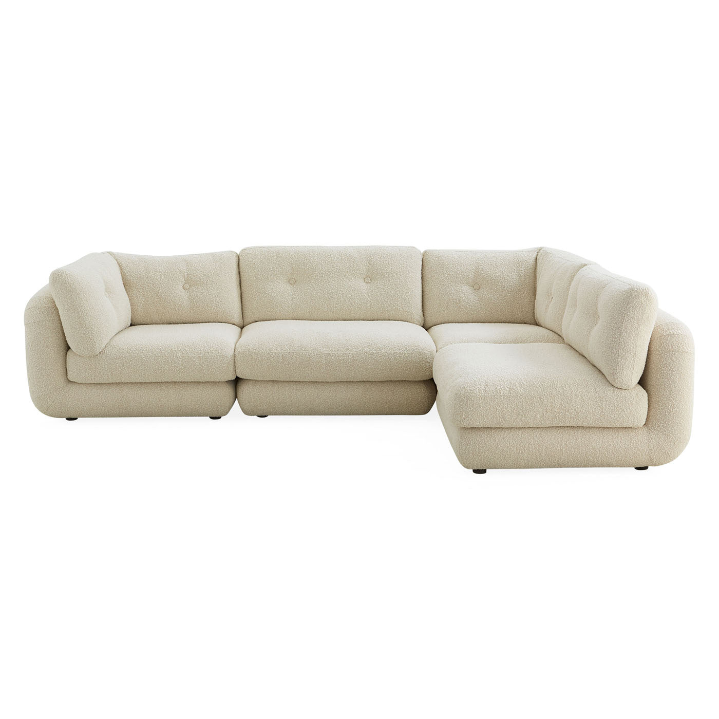Pompidou Modular Sectional 4 Piece Styled View