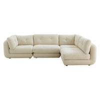 Pompidou Modular Sectional 4 Piece Styled View