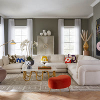 Ojai Blocks Pillow with Pompidou Sectional