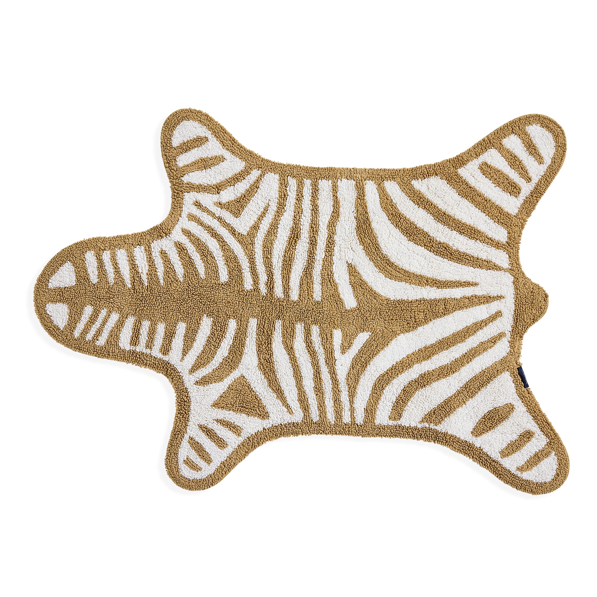 Zebra Reversible Mat Camel - Styled Image
