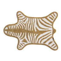Zebra Reversible Mat Camel - Styled Image