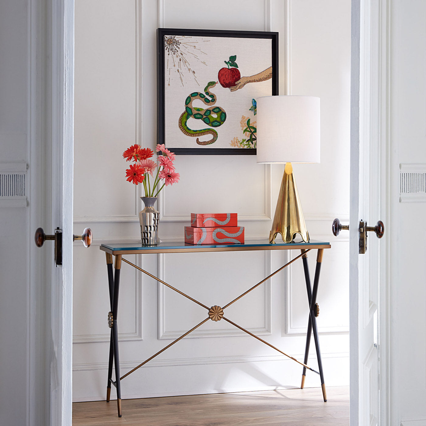 フォトフレーム JONATHAN ADLER PHOTO FRAME SNAKE Jonathan Adler Eden Snake Frame 4x6 | Shopbop