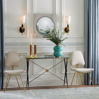 Eden Cinched Vase with Rider Console