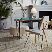 Belvedere Vanity Lamp with Rider Writing Desk