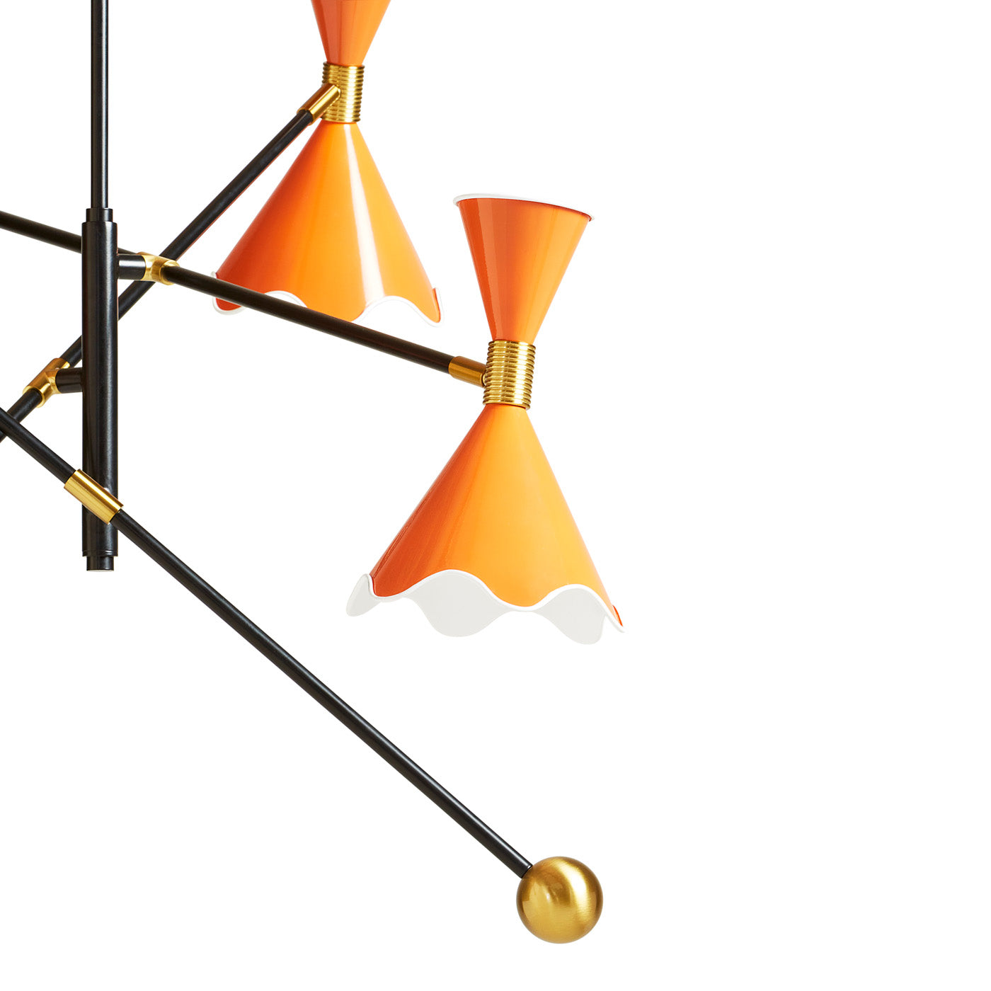 Ripple Articulating Chandelier - details view