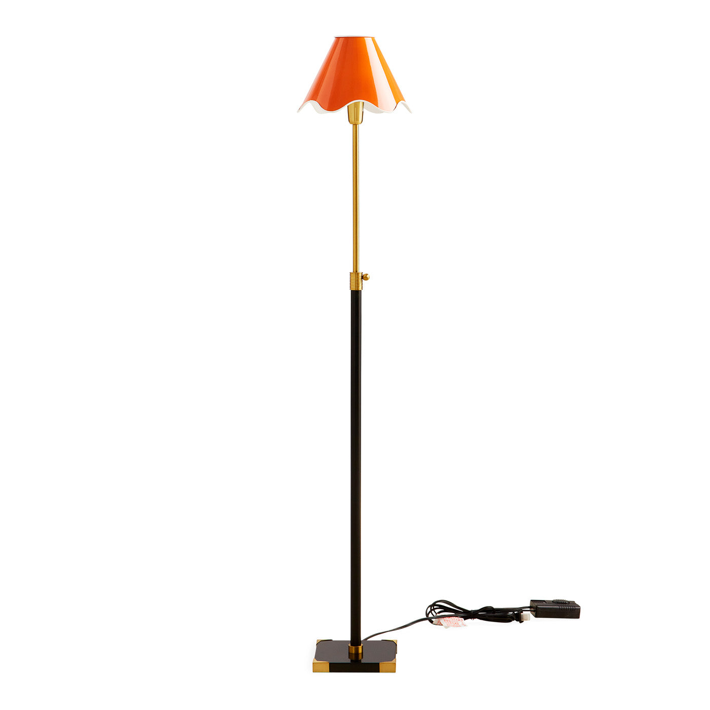 Ripple Articulating Floor Lamp - styled view
