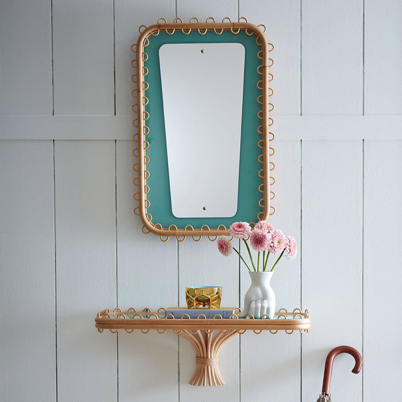 Riveria Accent Mirror - styled view