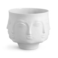 dora maar bowl porcelain white - front view