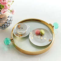 globo tray 1948 tea set - styled view