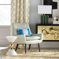 canaan accent table mrs. godfrey chair reform credenza - styled view