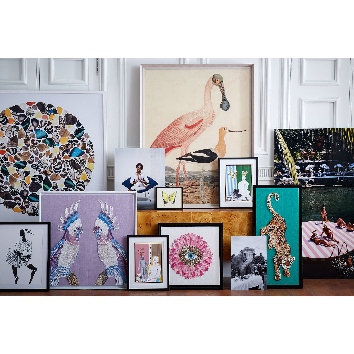 jonathan adler art collection - styled view