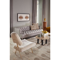 eyes beaded wall art zola chair christmas - styled view