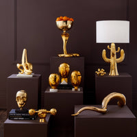 brass decor collection - styled view