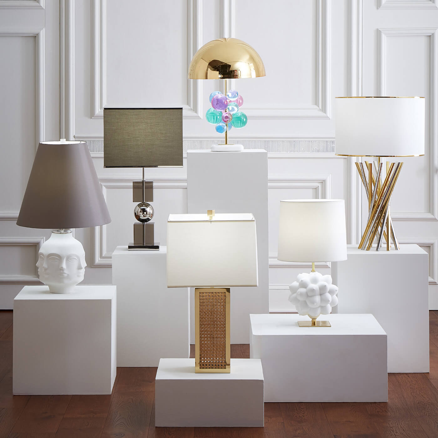 jonathan adler table lamp collection - styled view