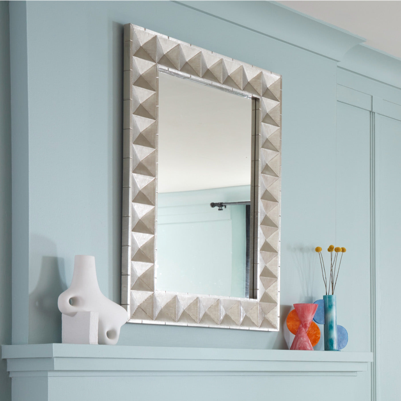 mustique vases large paradox vase talitha mirror - styled view