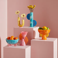 mustique bowl and vase collection - styled view