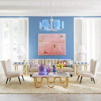 ripple slipper chairs wright sofa scalinatella rectangular cocktail table - styled view