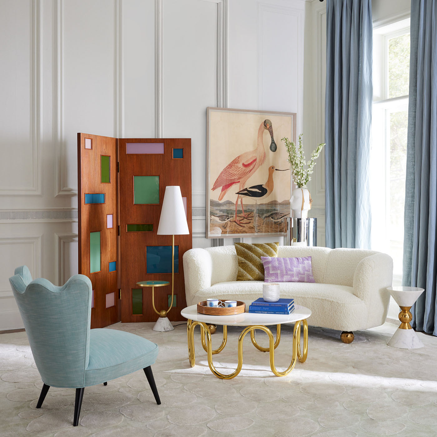 Paradiso Table Floor Lamp - styled view 2