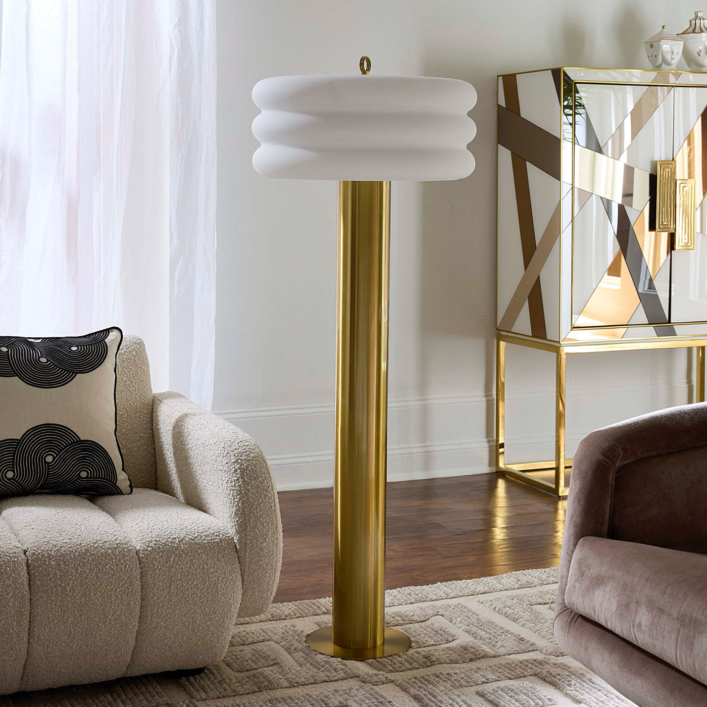 Alphaville Floor Lamp - styled view