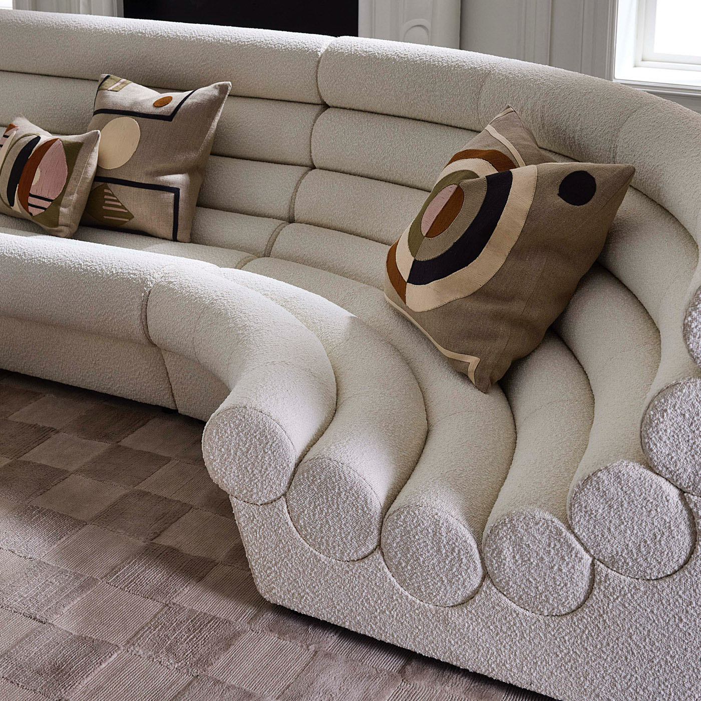 Futura Corner Sofa - styled view