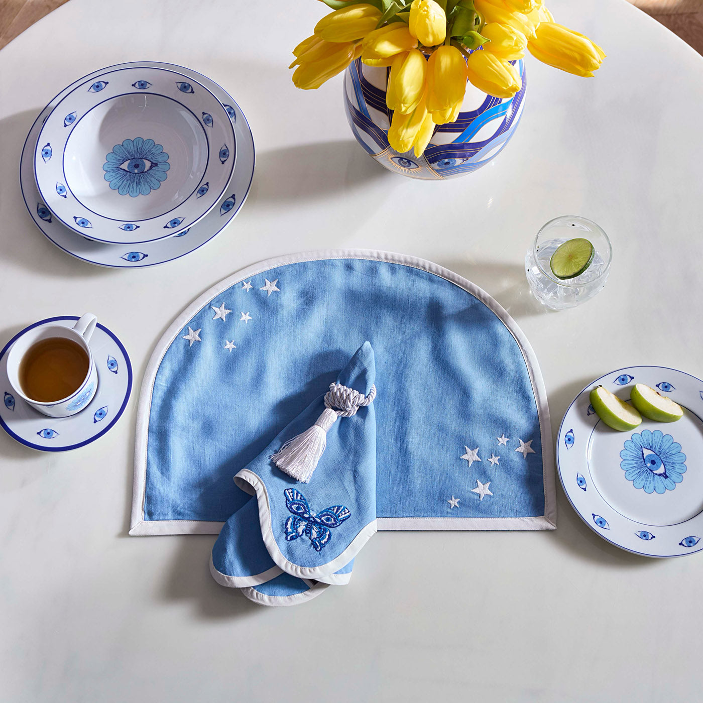 Constellation Placemat Set - styled view