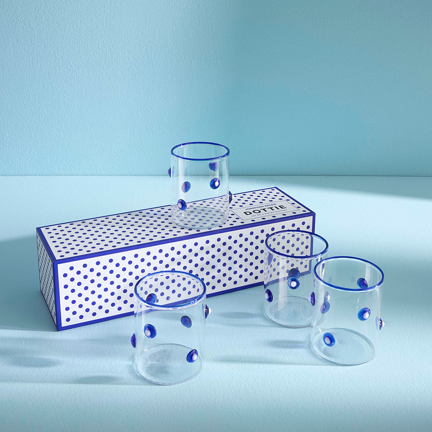 Dottie Glassware Set - styled view
