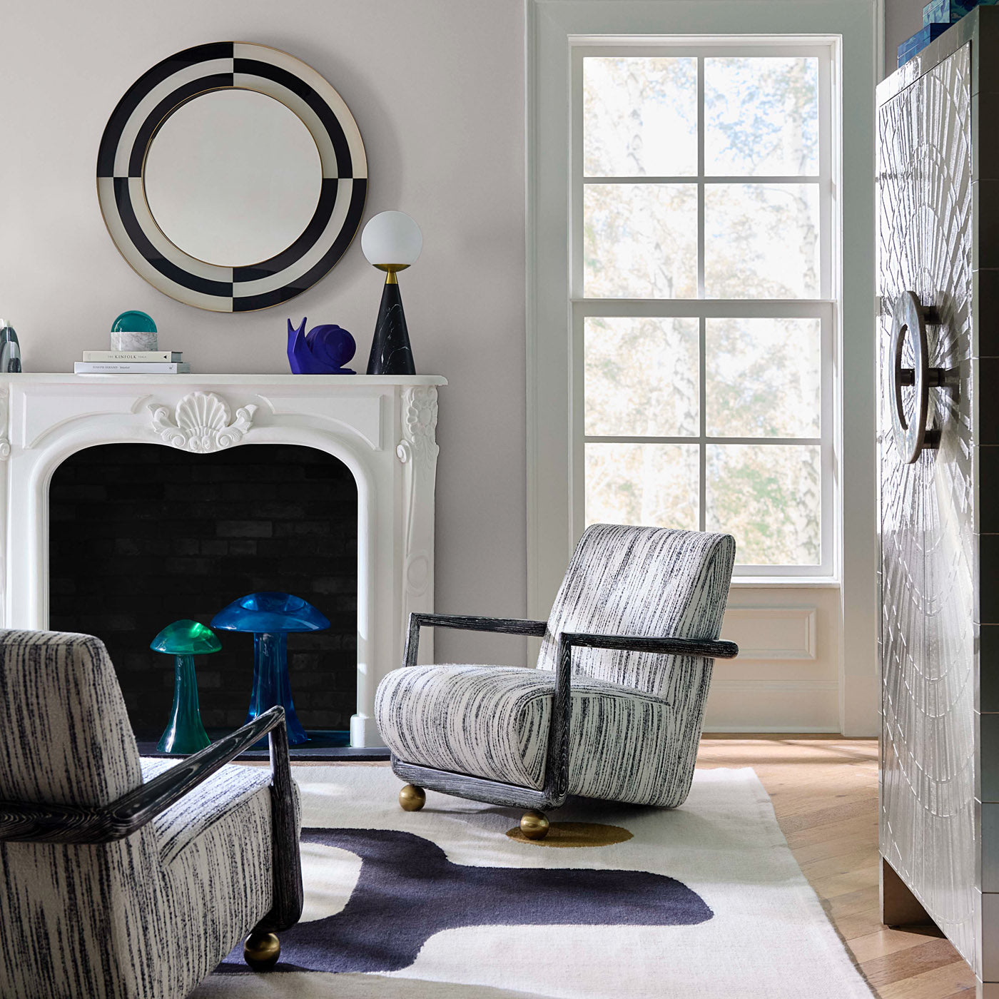 st. germain club chair - styled view