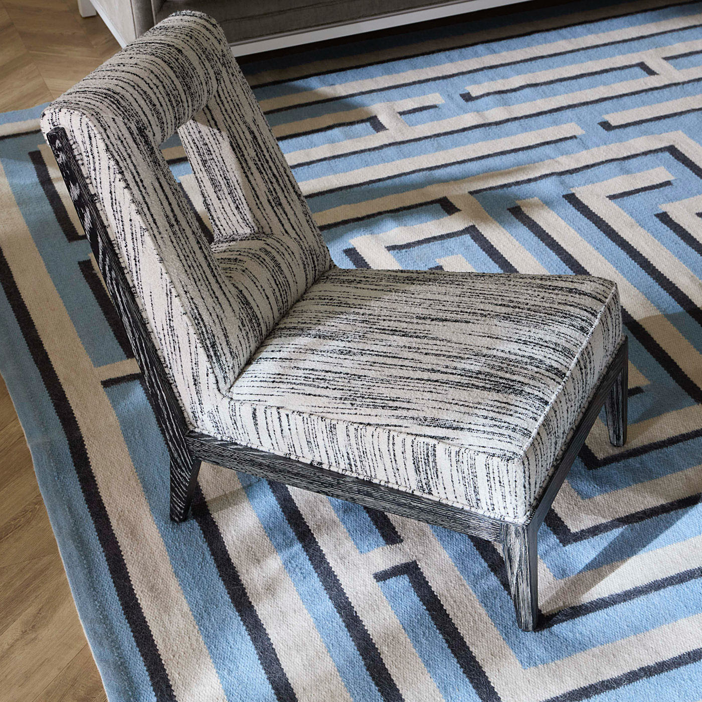 Cocteau Slipper Chair - styled view