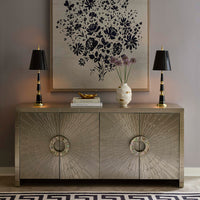 Talitha Four-Door Credenza - styled view