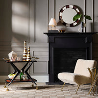 Masquerade Ice Bucket with Trocadero Bar Cart