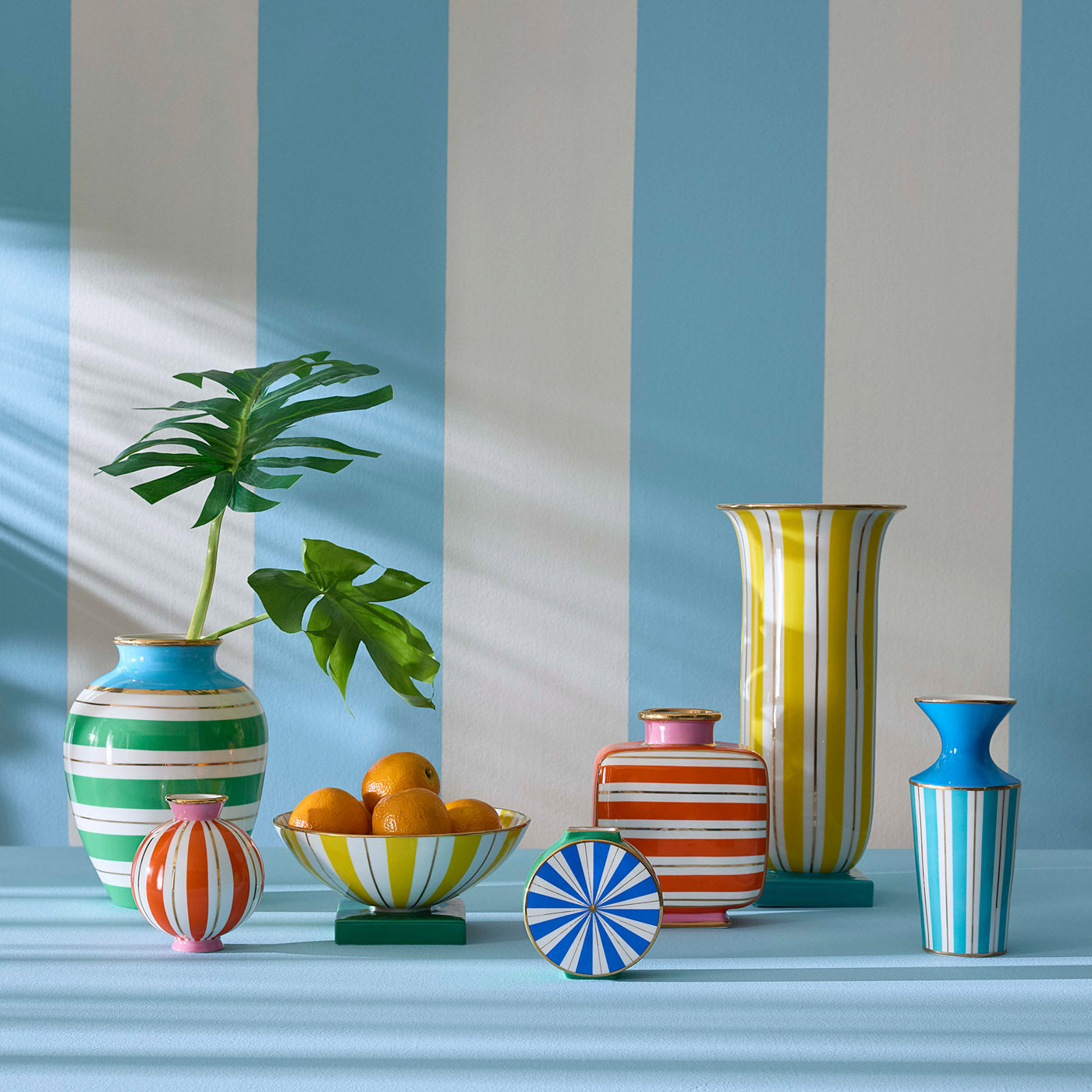 Portofino Square Vase - styled view