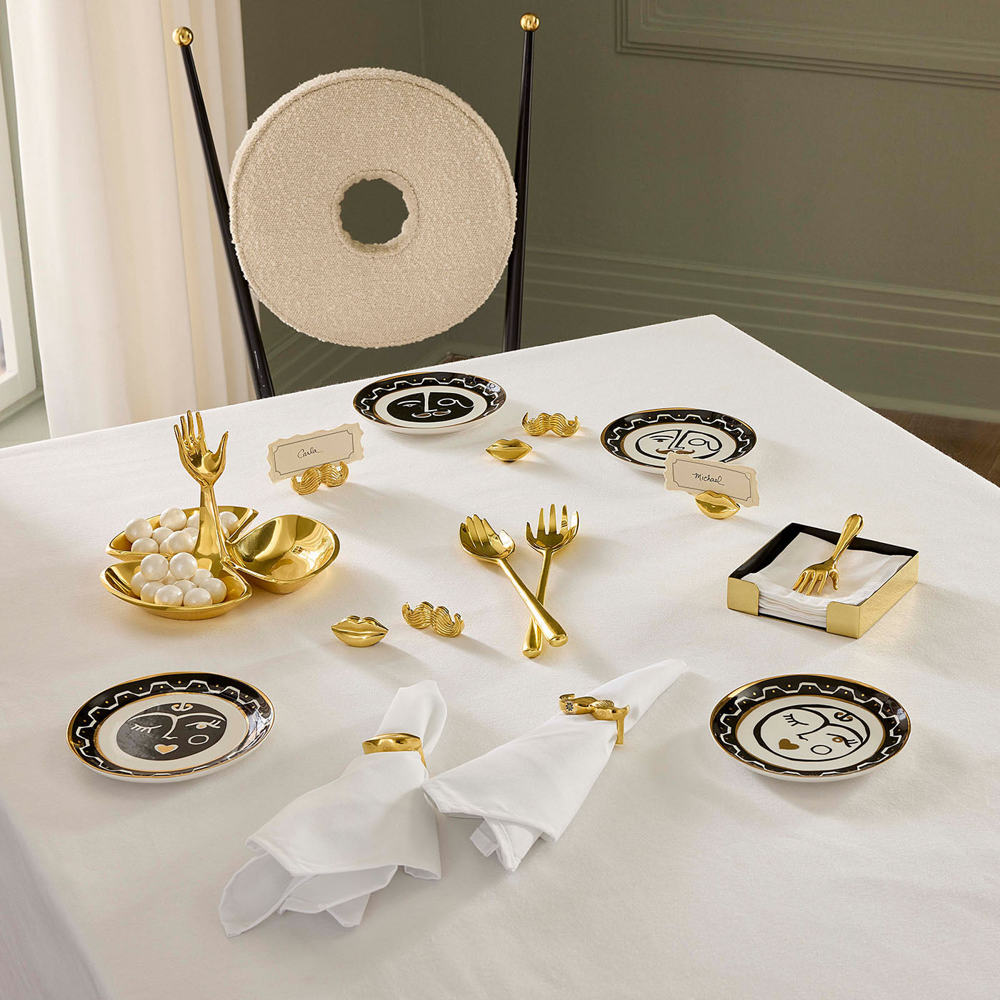 Brass Muse Napkin Rings - Thumbnail 5